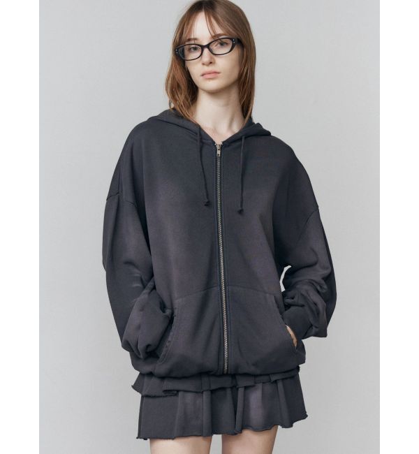 EMODA「シェービングオーバージップフーディ」|パーカー|