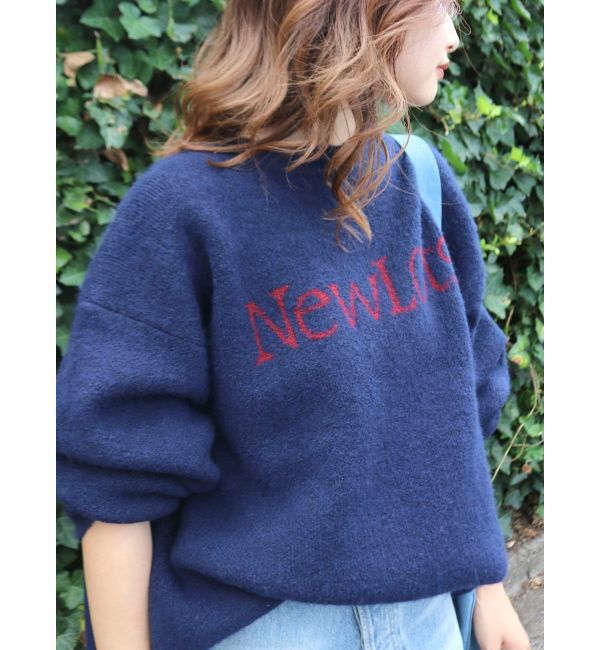 Ungrid「【WEB限定】ロゴルーズニット」|ニット・セーター|