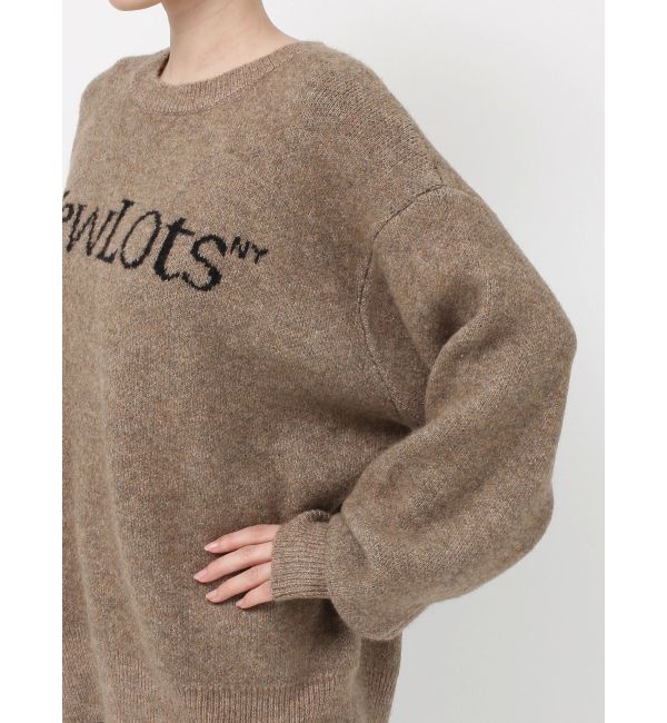Ungrid「【WEB限定】ロゴルーズニット」|ニット・セーター|