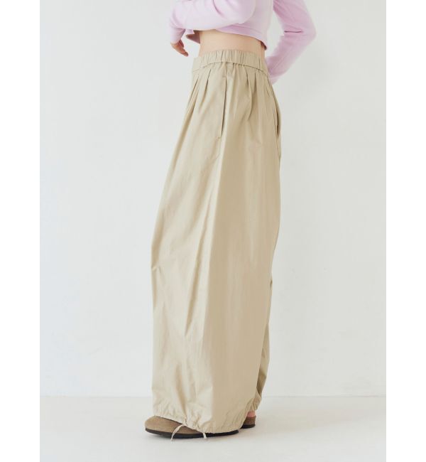 Ungrid「バレルレッグタックパンツ」|その他|