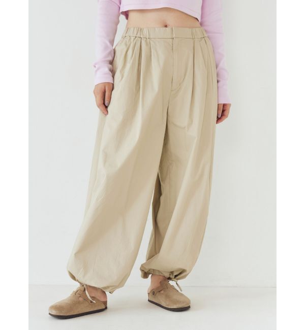 Ungrid「バレルレッグタックパンツ」|その他|