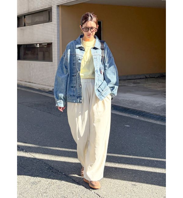 Ungrid「バレルレッグタックパンツ」|その他|