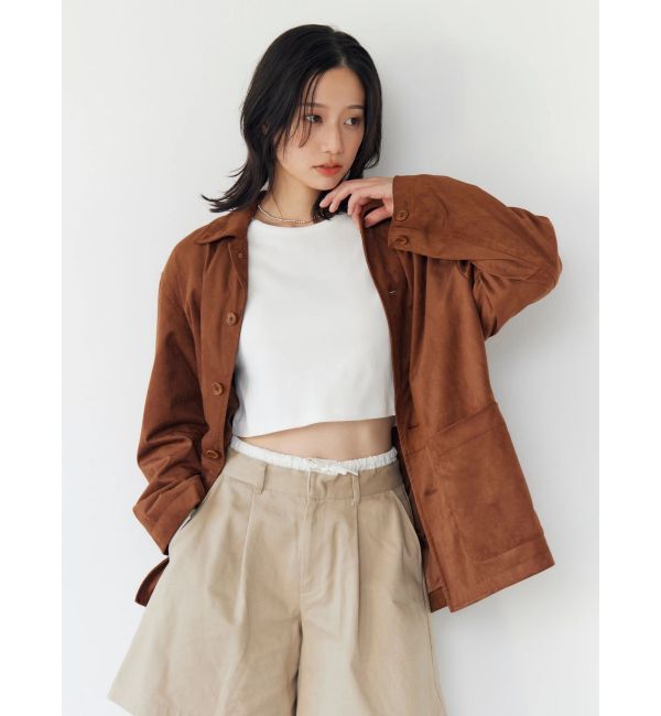 Ungrid「フィットショートロングスリーブTee」|Tシャツ・カットソー|