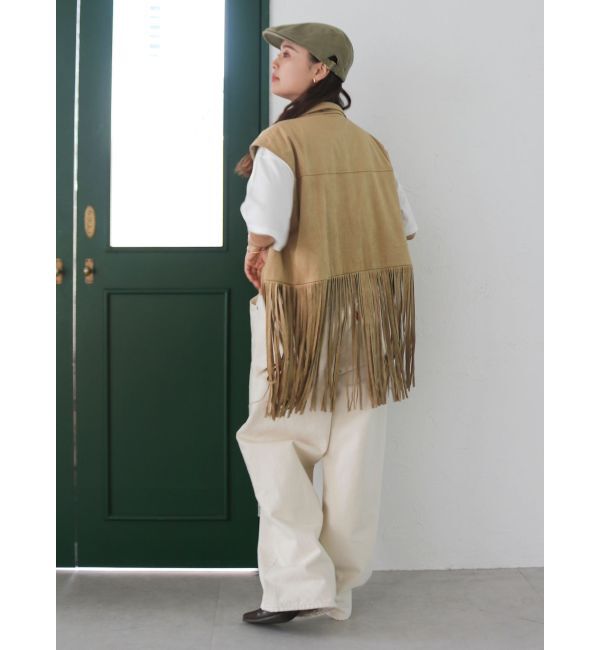 Ungrid「フェイクスウェードフリンジベスト」|その他|