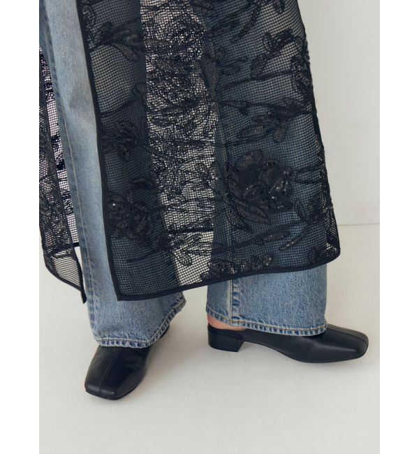 Ungrid「スパンコールマルチウェイメッシュスカート」|スカート|