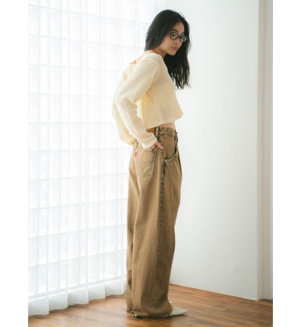 Ungrid「メッシュショートカーディガン」|カーディガン|