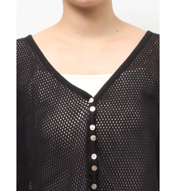 Ungrid「メッシュショートカーディガン」|カーディガン|