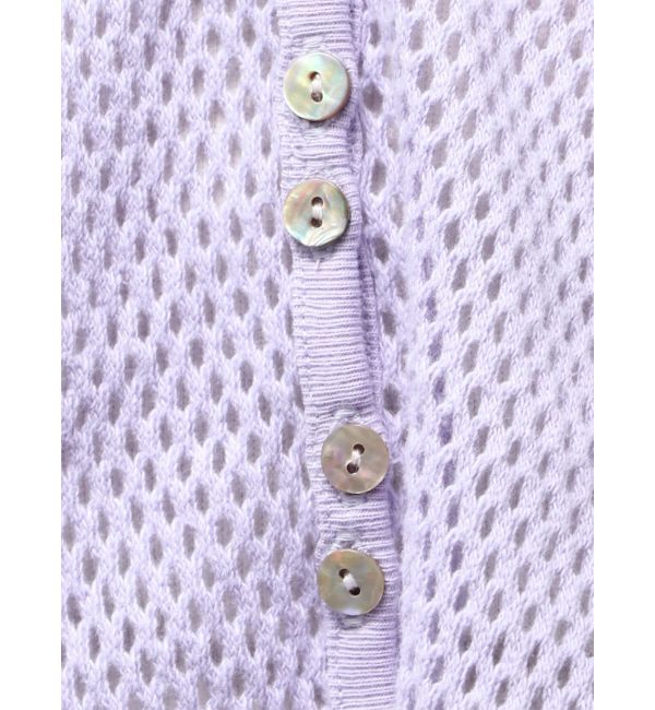 Ungrid「メッシュショートカーディガン」|カーディガン|