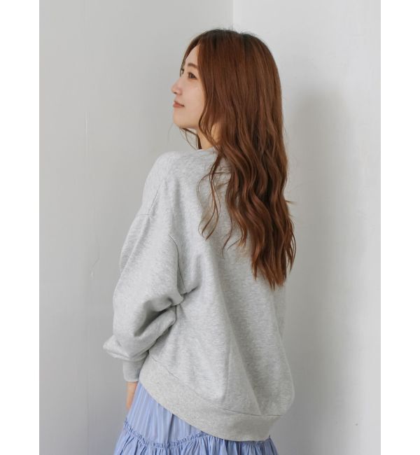 Ungrid「Vネックデザインスウェット」|スウェット・ジャージ|