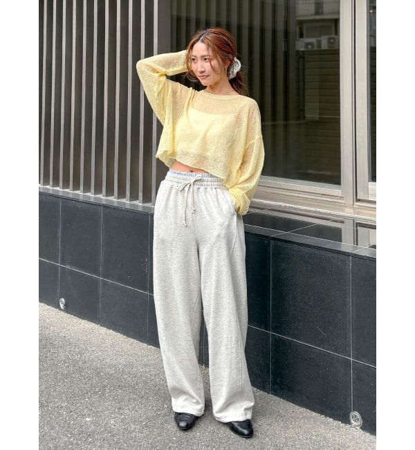 Ungrid「シアーショートニット」|ニット・セーター|