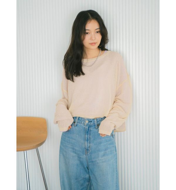 Ungrid「シアーショートニット」|ニット・セーター|