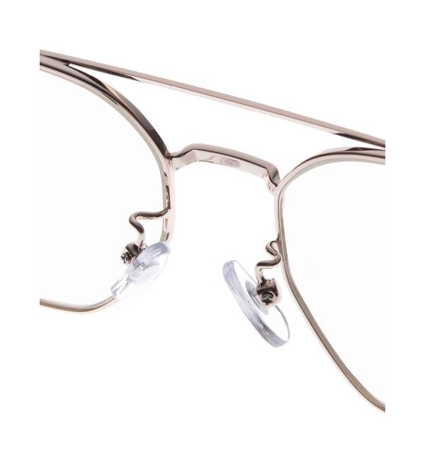 Ungrid「ダブルラインフレーム伊達メガネ」|メガネ|