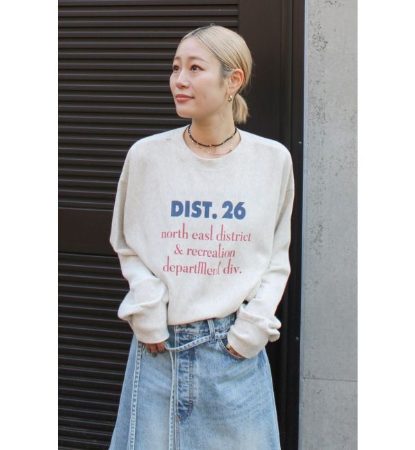 Ungrid「【WEB限定】フロントロゴルーズスウェット」|スウェット・ジャージ|