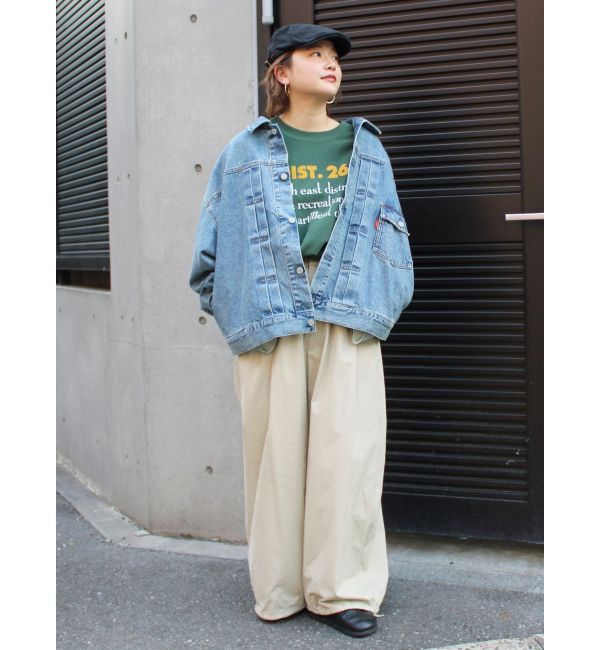 Ungrid「【WEB限定】フロントロゴルーズスウェット」|スウェット・ジャージ|