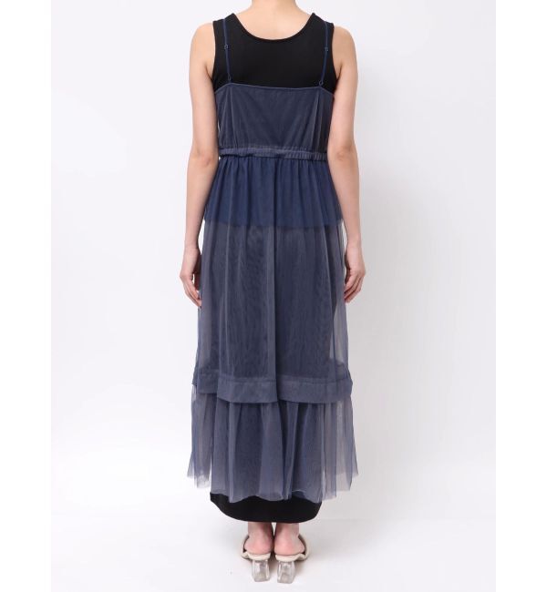 LAGUNAMOON「レイヤードチュールキャミワンピース」|ワンピース|