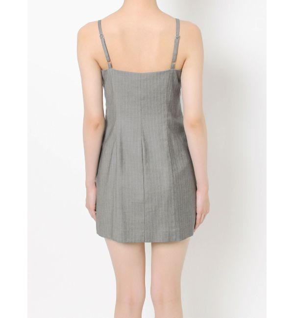EVRIS「ストライプジャケットミニジャンスカ」|ワンピース|