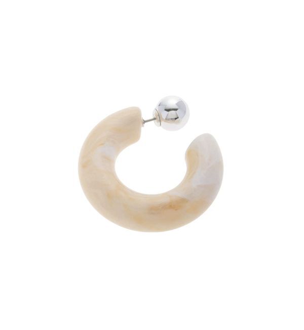EVRIS「MARBLE HOOPピアス」|ピアス|