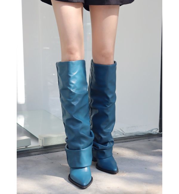 EVRIS「スラウチロングブーツ」|ロングブーツ|