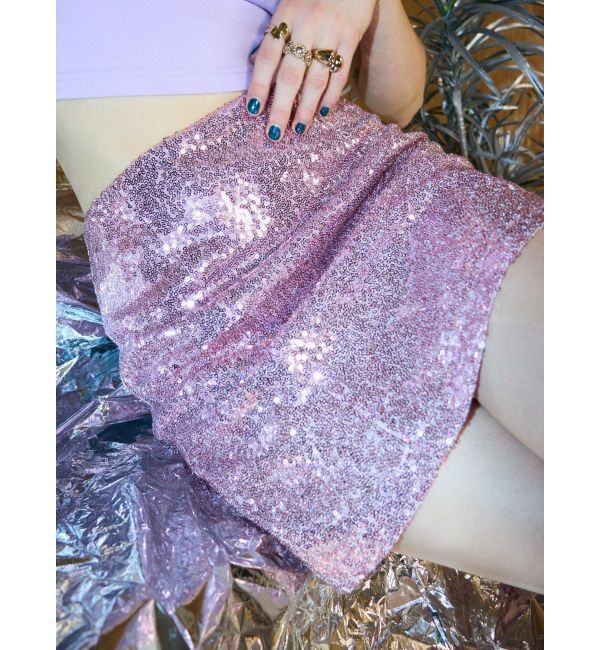 EVRIS「スパンコールミニスカート」|スカート|