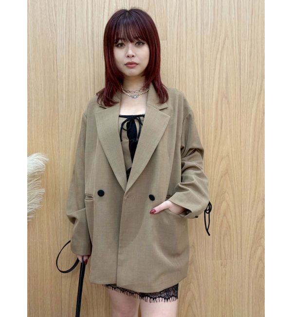 EVRIS「レースアップリボンビスチェ【セットアップ着用可能】」|タンクトップ|