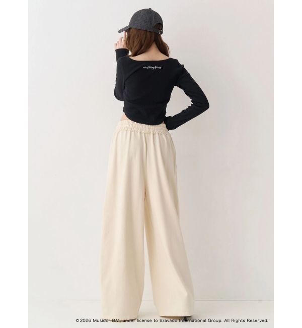 EVRIS「【ザ・ローリング・ストーンズ】ヘンリーネックトップス」|Tシャツ・カットソー|