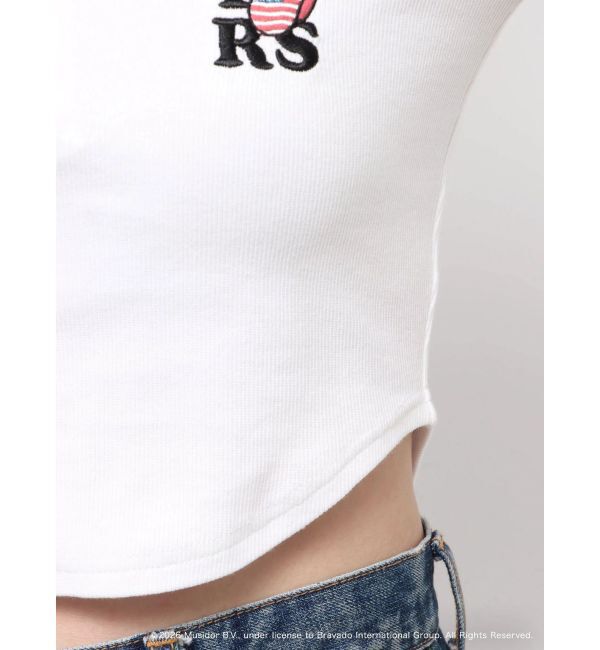 EVRIS「【ザ・ローリング・ストーンズ】ヘンリーネックトップス」|Tシャツ・カットソー|