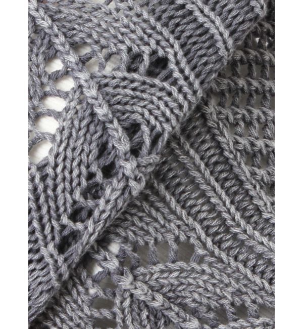 GYDA「2WAYメッシュブリーチニットトップス」|ニット・セーター|