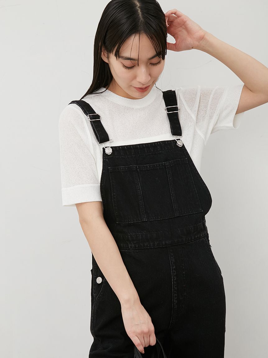 Mila Owen「デニムオーバーオール」|デニム|