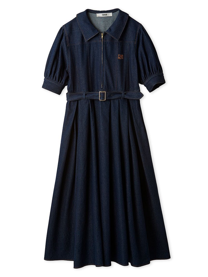 FURFUR「【限定サイズ】フラットカラーシャツワンピース」|ワンピース|