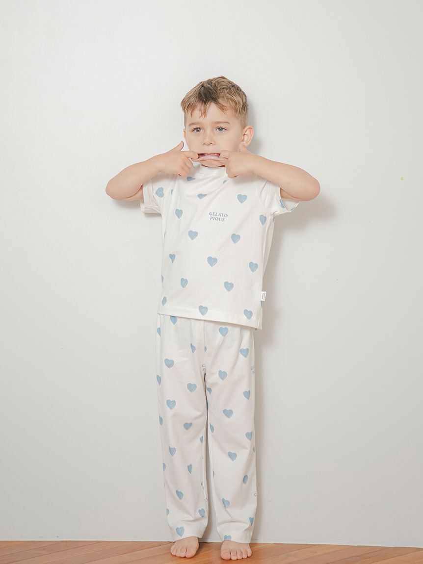 GELATO PIQUE KIDS & BABY「【KIDS】ハート柄ロングパンツ」|ルームウェア|