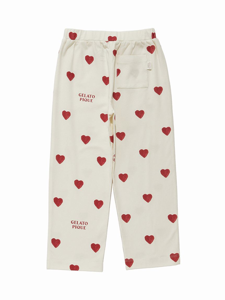 GELATO PIQUE KIDS & BABY「【KIDS】ハート柄ロングパンツ」|ルームウェア|