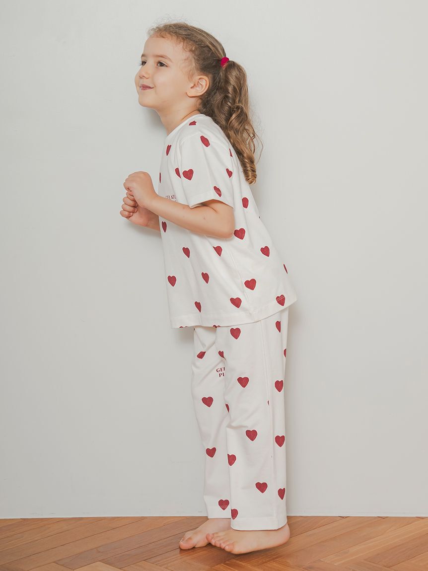 GELATO PIQUE KIDS & BABY「【KIDS】ハート柄ロングパンツ」|ルームウェア|