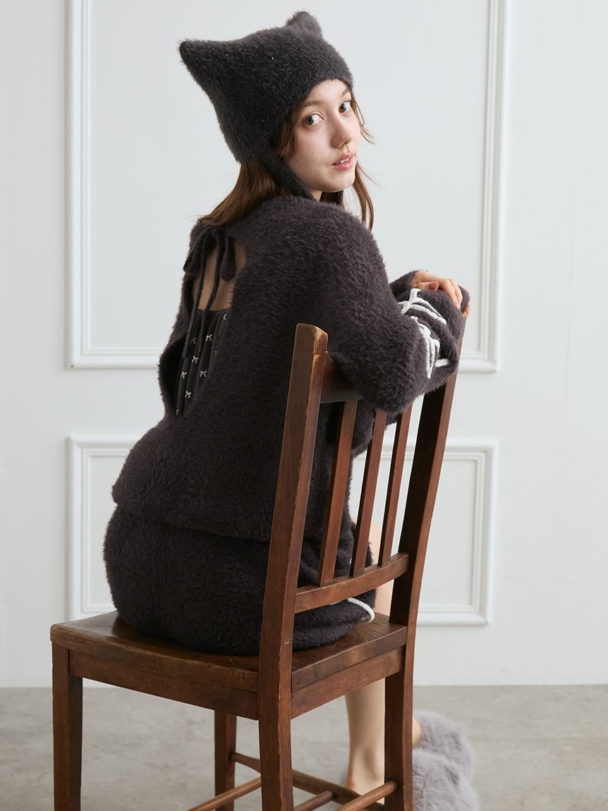 gelato pique「針抜きリボン柄カップインキャミソール」|ルームウェア|