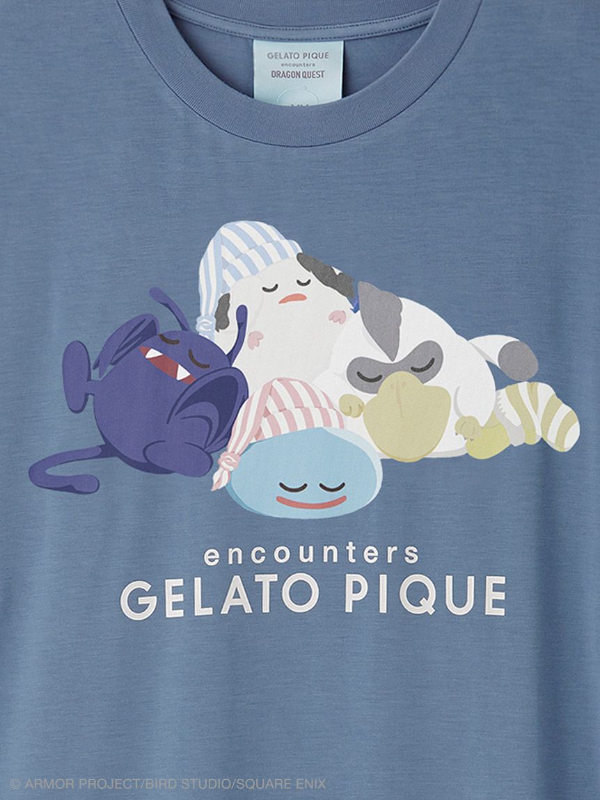 GELATO PIQUE KIDS & BABY「【ドラゴンクエスト】【キッズ】スリーピングモンスターワンポイントロンT」|ルームウェア|