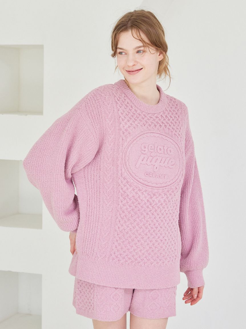 gelato pique「アランプルオーバー」|ルームウェア|