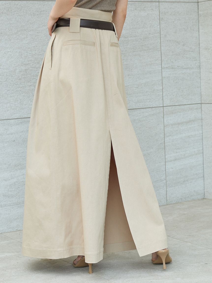 SNIDEL「チノワイドスカート」|スカート|