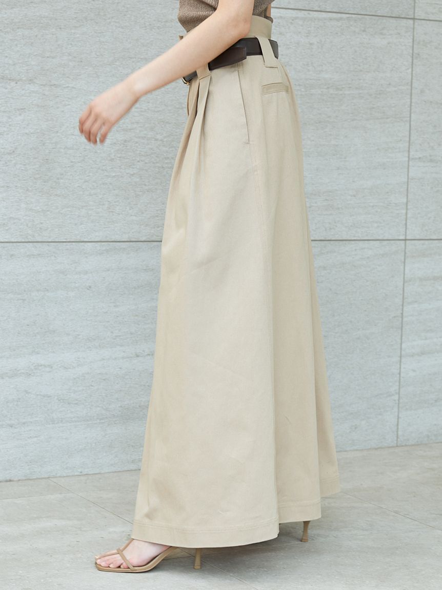 SNIDEL「チノワイドスカート」|スカート|