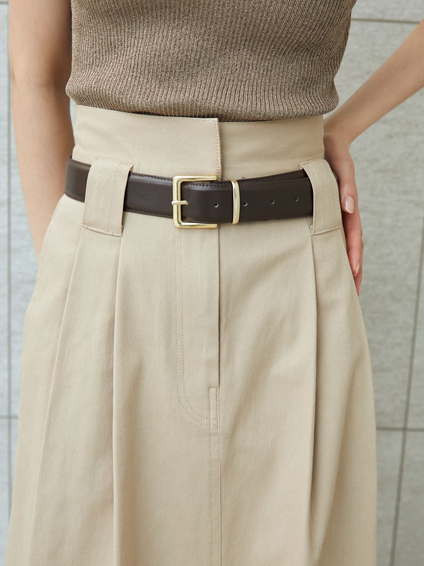 SNIDEL「チノワイドスカート」|スカート|