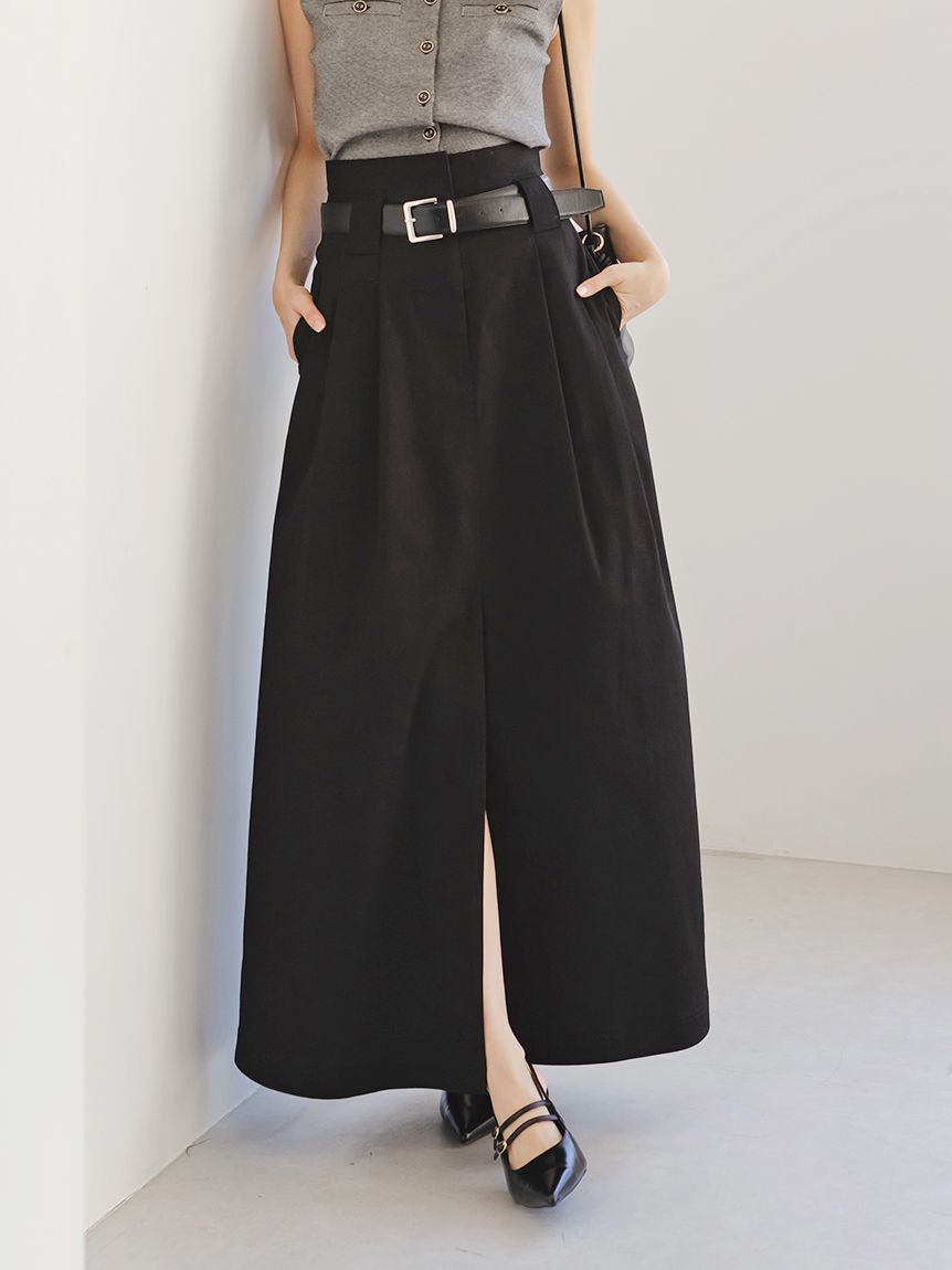 SNIDEL「チノワイドスカート」|スカート|