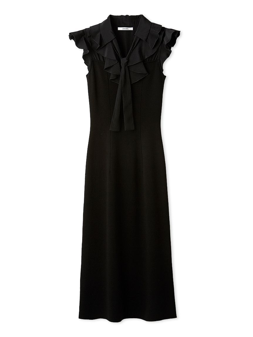 SNIDEL「Sustainableフリルカラードッキングワンピース」|ワンピース|