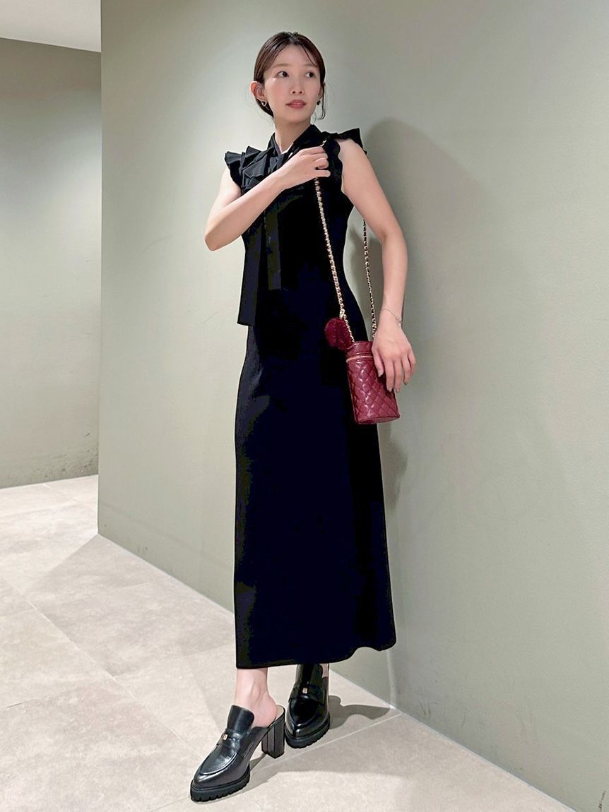 SNIDEL「Sustainableフリルカラードッキングワンピース」|ワンピース|