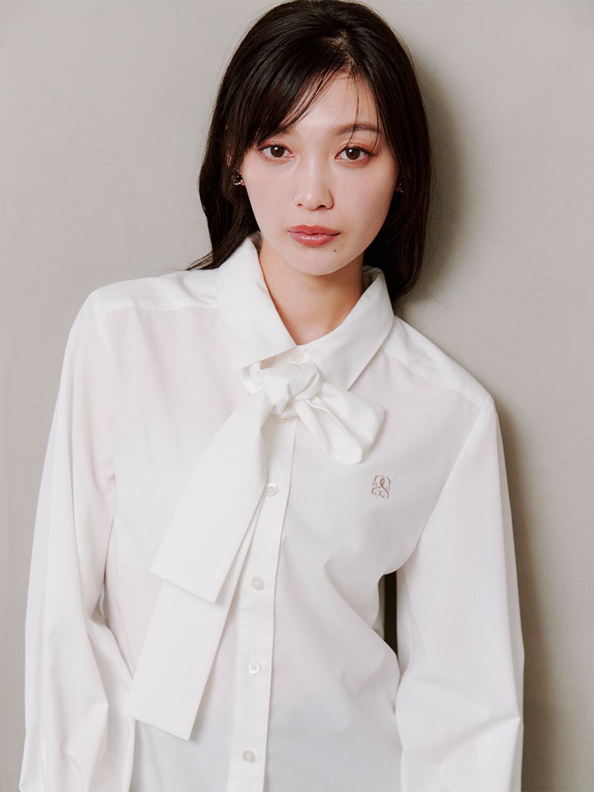 SNIDEL「ボウタイシャツ」|シャツ・ブラウス|