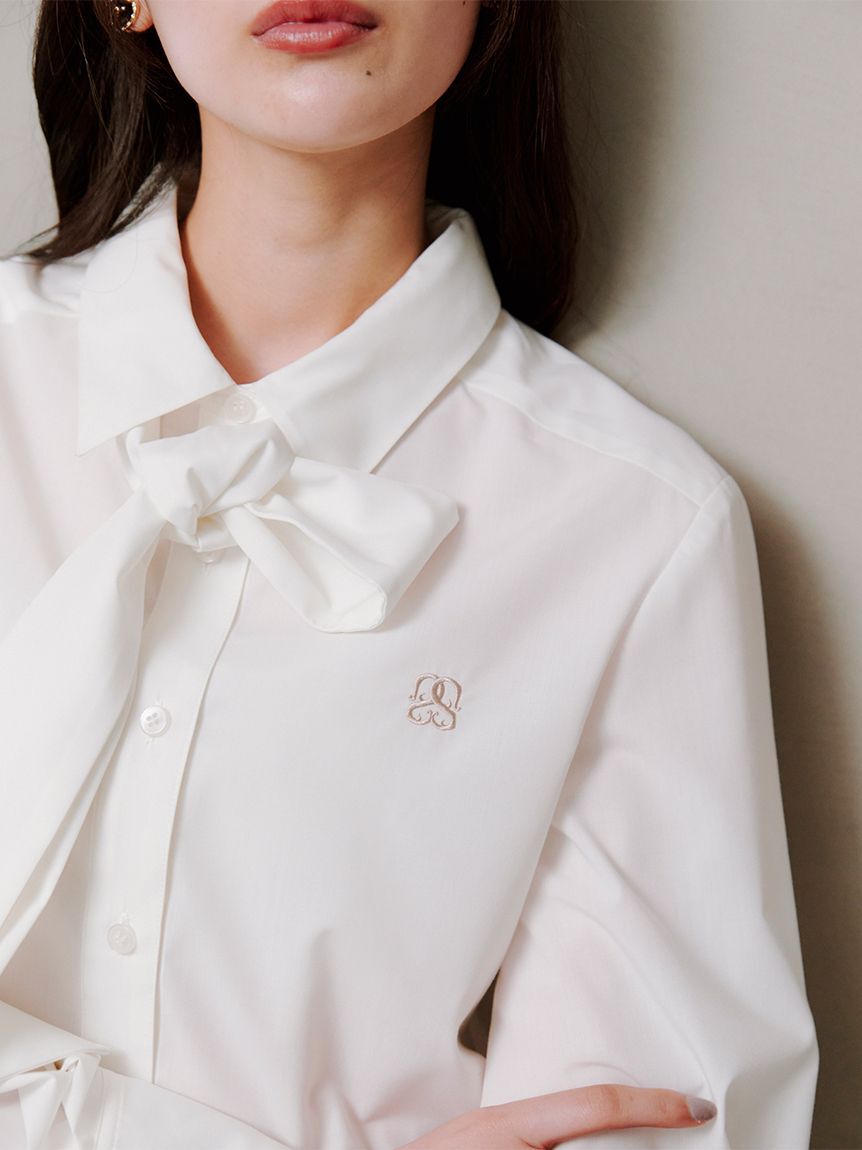 SNIDEL「ボウタイシャツ」|シャツ・ブラウス|