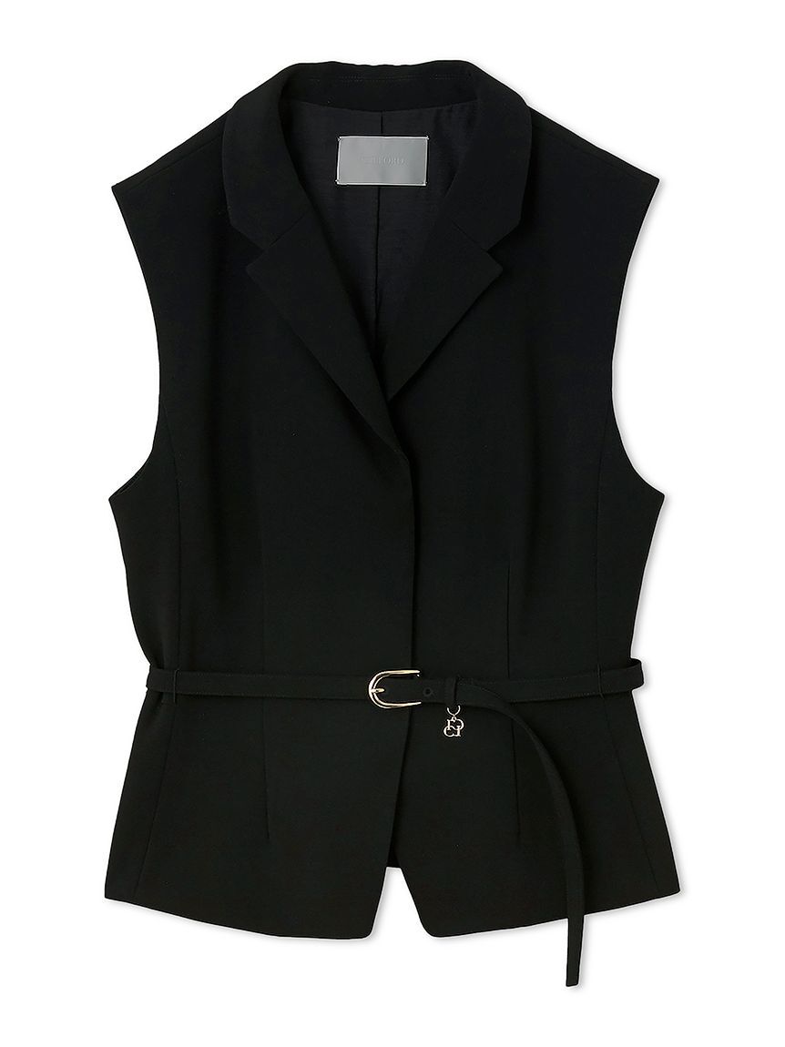 CELFORD「ペプラムショートジレ」|ダウンベスト・ベスト|