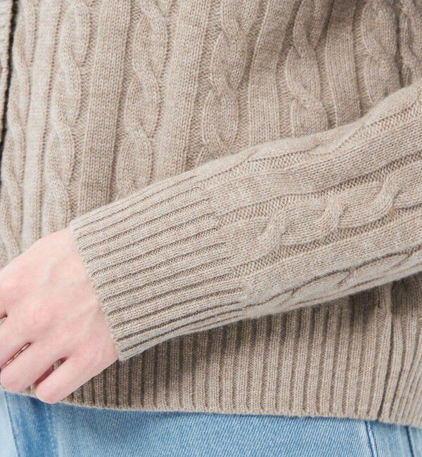 MACKINTOSH PHILOSOPHY「ウールカシミヤケーブルカーディガン」|ニット・セーター|