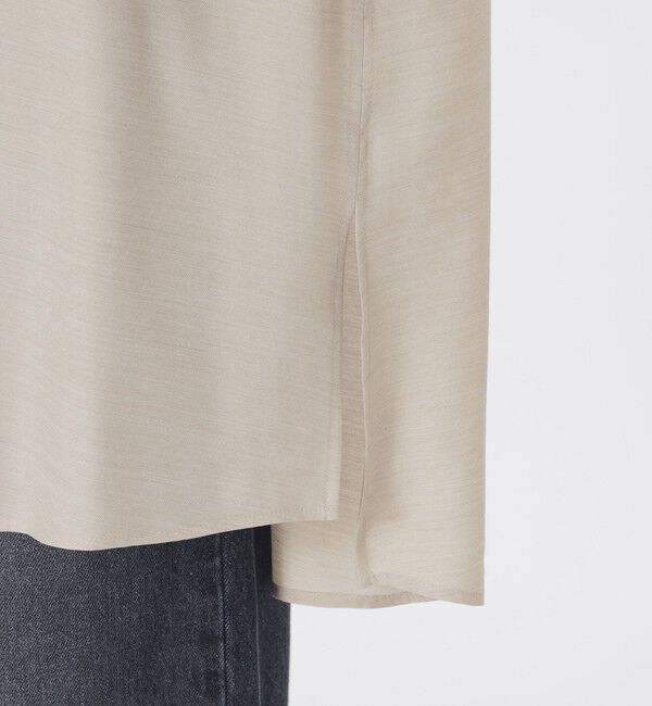  「バックボタンオーバーシャツ」|シャツ・ブラウス|