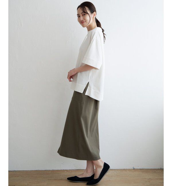 ikka「コットンUSA鹿の子スピンドルプルオーバー」|その他|