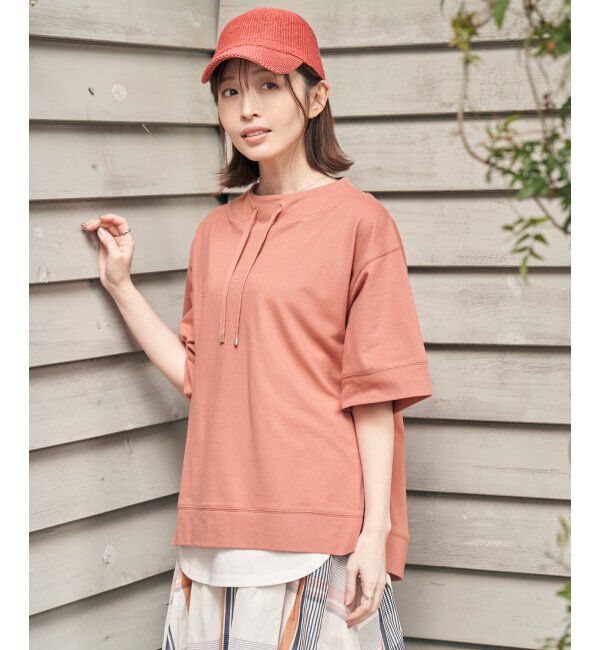 ikka「コットンUSA鹿の子スピンドルプルオーバー」|その他|