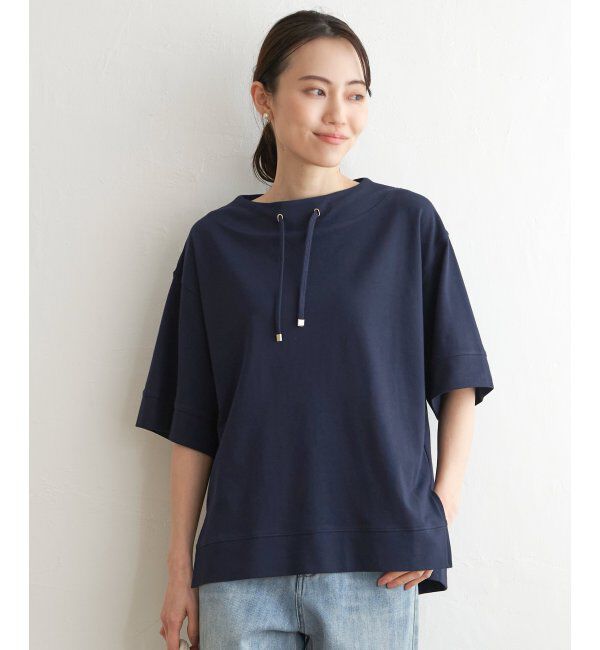 ikka「コットンUSA鹿の子スピンドルプルオーバー」|その他|