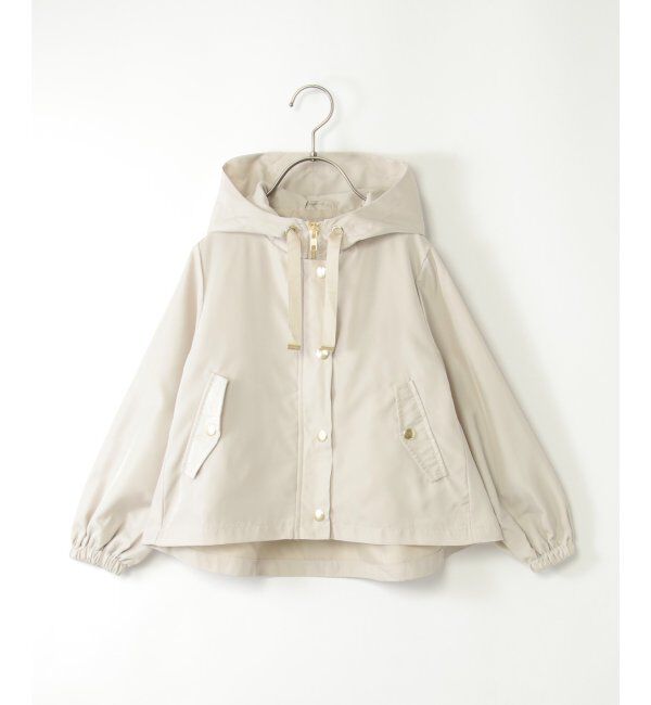 ikka kids「サテンフレア比翼マウンテンパーカー（120~160cm）」|その他|